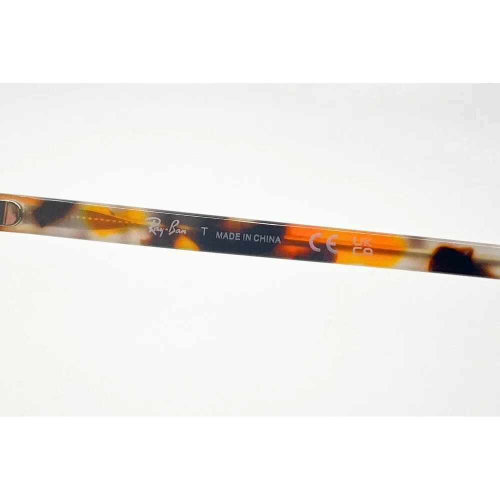 Ray-Ban RB 5297 Elliot 8173 Tortoise Shell Round Eyeglasses Frames 50-19-145 - Picture 6 of 7